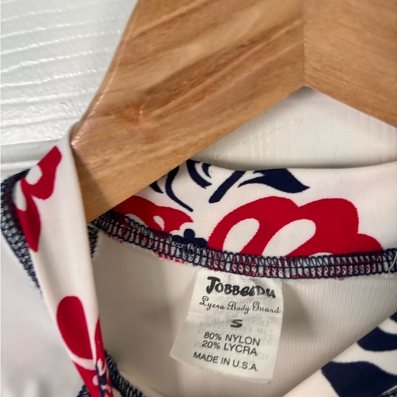 Ron Jon Women's White/Hibiscus Long Sleeve Rash Guard small - Picture 3 of 5